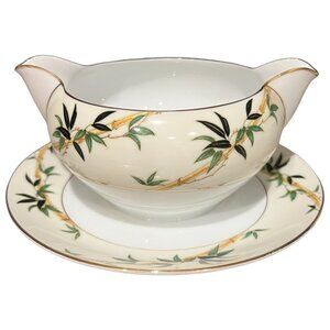 Kent Bali Hai Round Gravy Boat With Plate